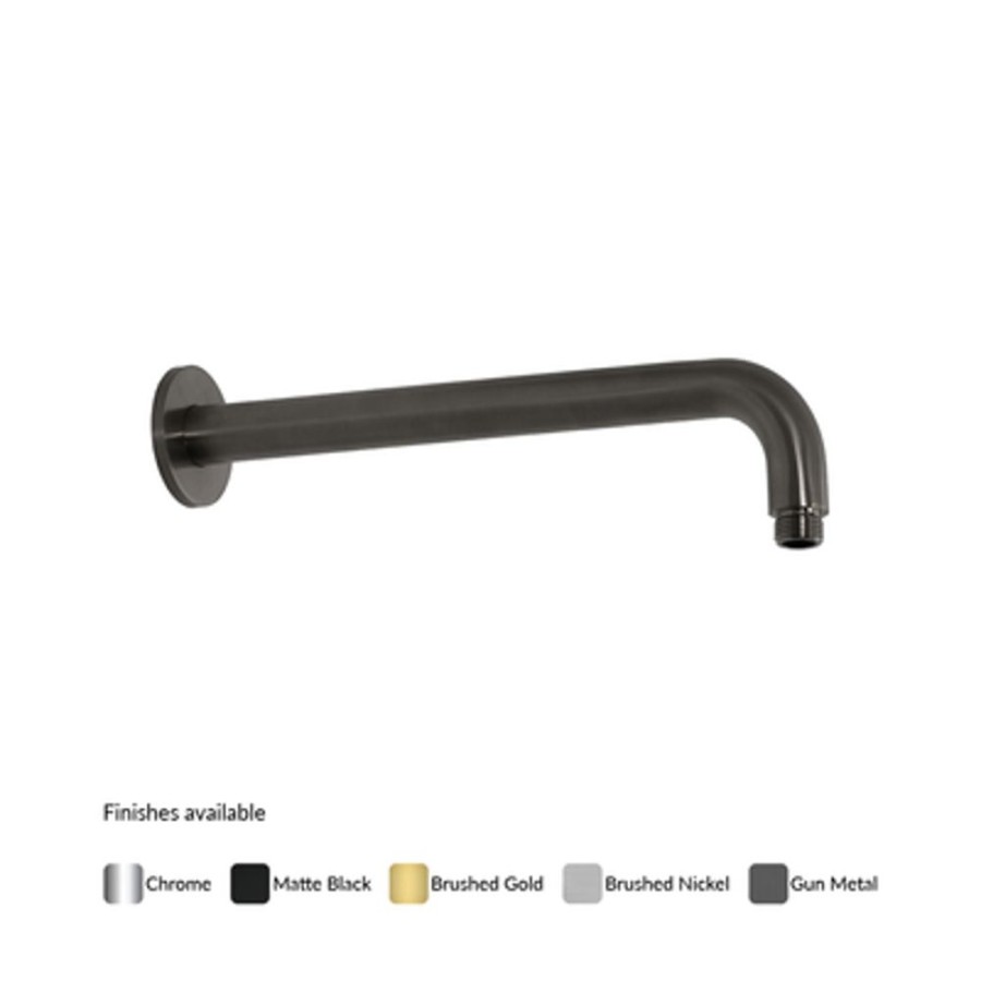 Bathroom Villeroy & Boch Shower Components | Universal Shower Arm 300Mm | Gun Metal